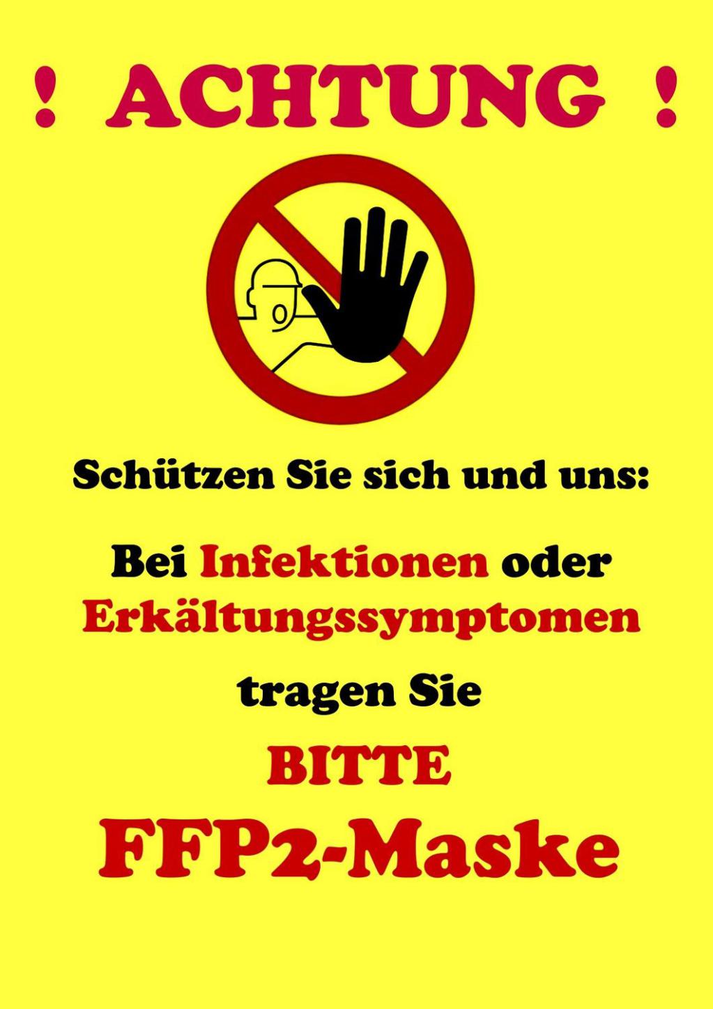 FFP 2 Maske tragen bei Erkältung